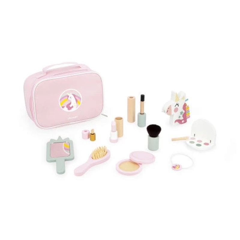 Janod Wooden Unicorn Vanity Case