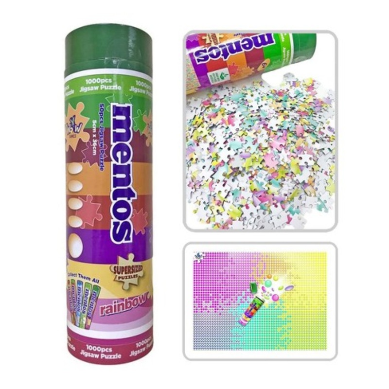 Mentos Supersized 1000pcs Puzzle- Rainbow