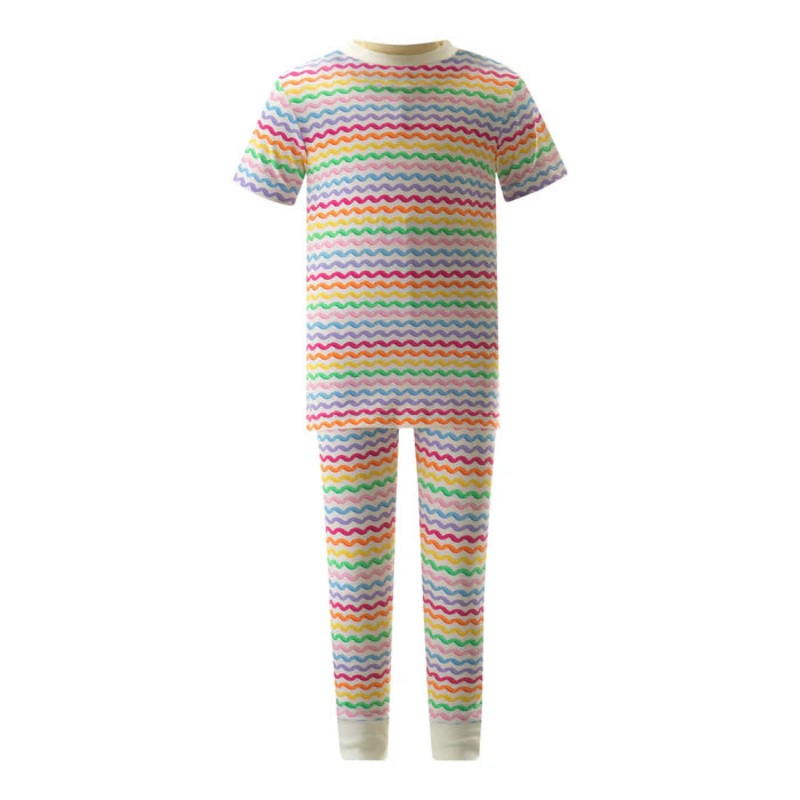 Rachel Riley Rainbow Jersey Pajamas