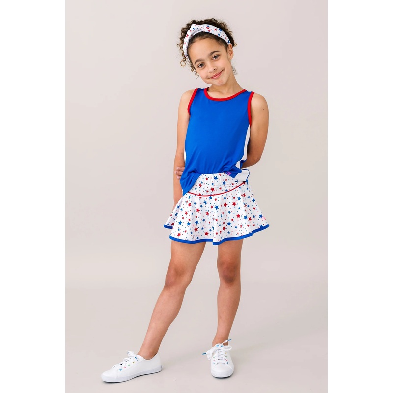 Set Athleisure Nicole Tank - Resort Royal/Candy Apple Red
