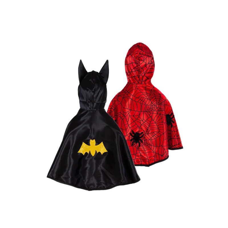 2/3 Reversible Spider/Bat Flowing Cape