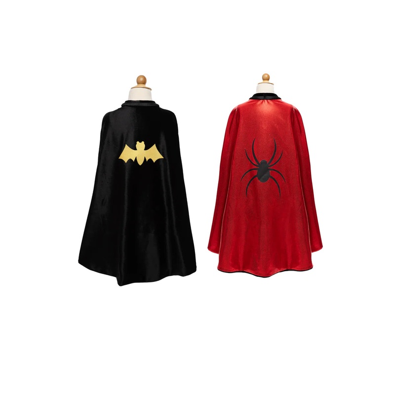 5/6 Reversible Spider/Bat Flowing Cape