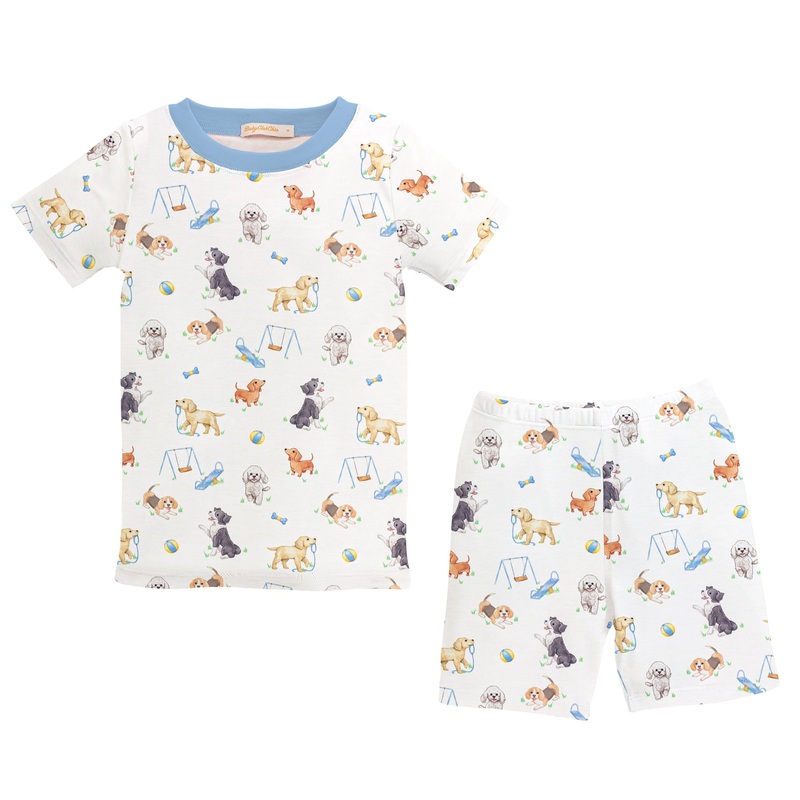 Baby Club Chic 2pc Doggie Park Short Set