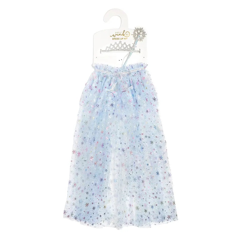 Dress Up Tulle Cape - Snow Princess Kit