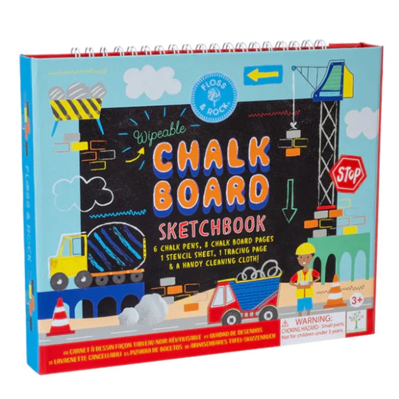 Floss & Rock Chalkboard Sketchbook - Construction