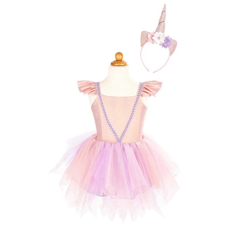 Great Pretenders Shimmer Unicorn Dress & Headband Set
