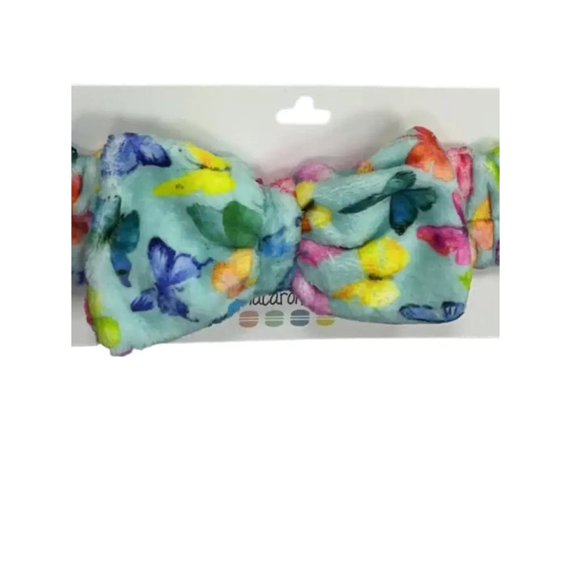 Macaron + Me Plush Bow Headband - Butterflies