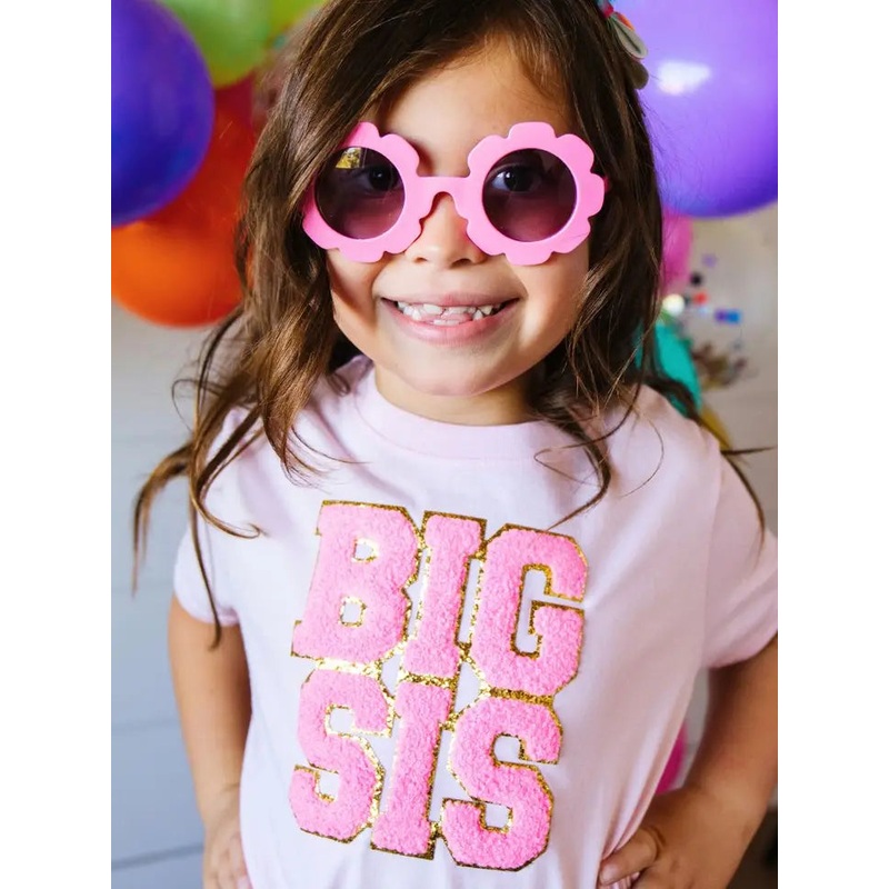 Sweet Wink Big Sis Chenille Patch S/S T-Shirt