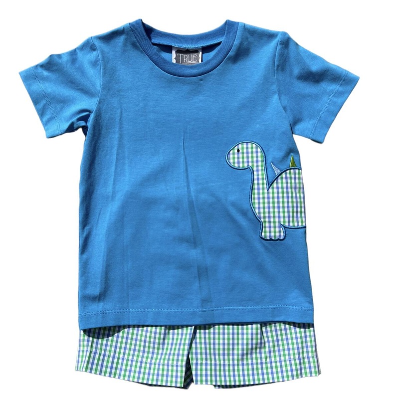 TRUE Boys Dino Tee/Shorts 2Pc Set