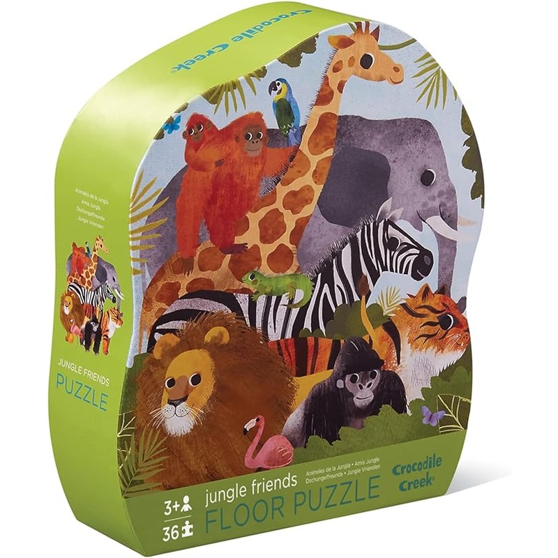 Crocodile Creek 36Pc Jungle Friends Puzzle