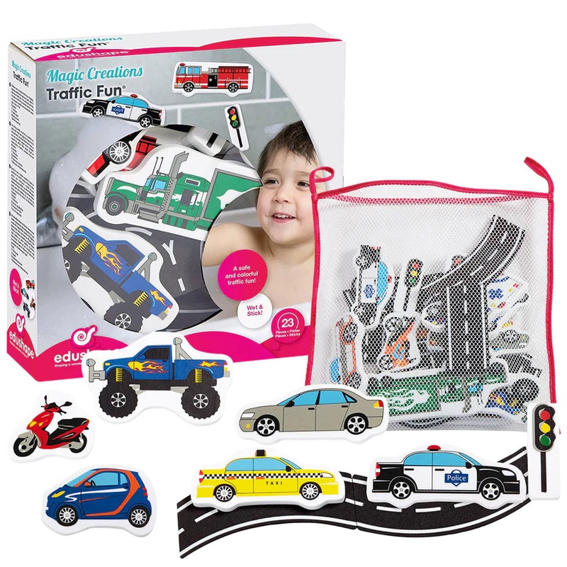 Magic Creations Foam Bath Fun - Traffic Fun