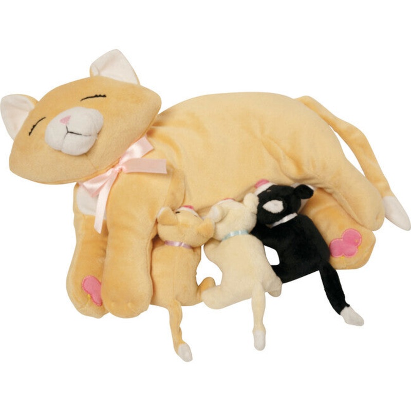Nursing Nina Plush Cat