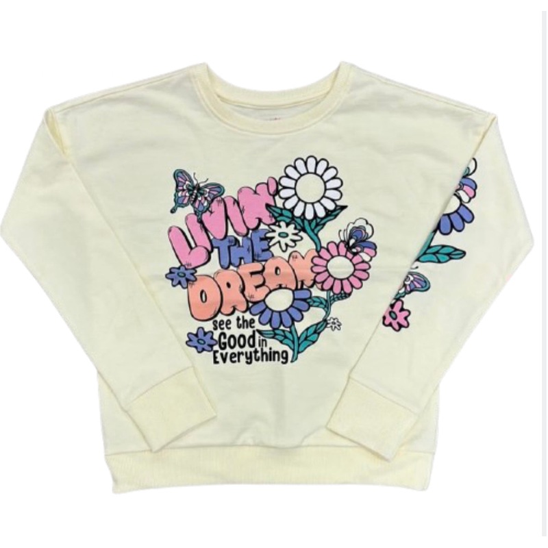 Paper Flower Living the Dream Graphic Sweatshirt