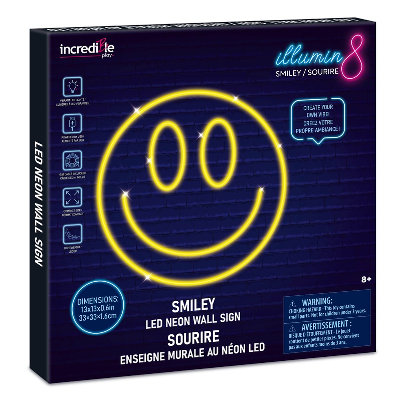 Smiley Neon LED Sign