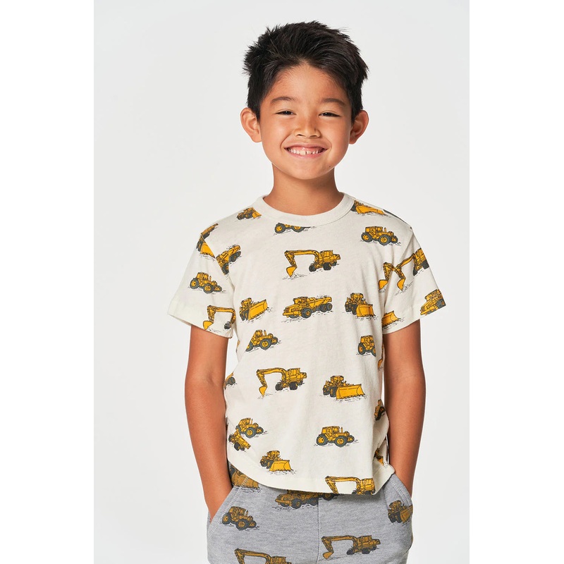 Chaser Boys Tractor Zone Construction Tee