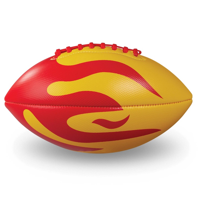 Crocodile Creek Soft Football - Red Flame