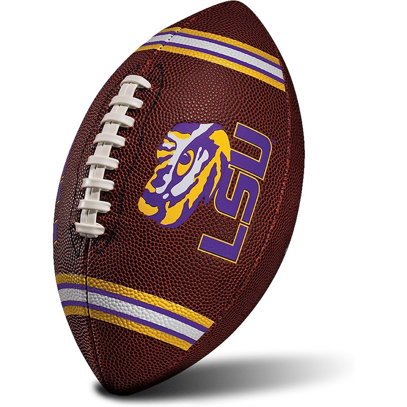 Franklin Collegiate LSU NCAA Junior Football with Pump