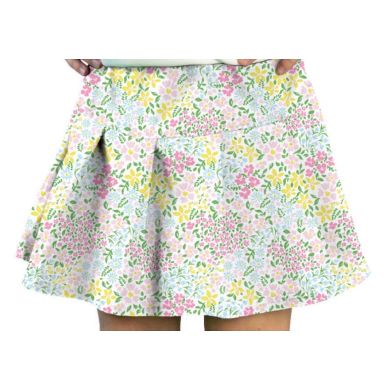 Azarhia Athleisure Pastel Fields Tennis Skirt