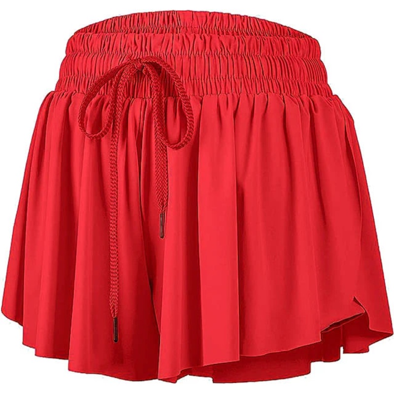 Azarhia Butterfly Shorts - Red