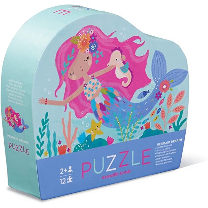 Crocodile Creek 12Pc Mermaid Dreams Mini Puzzle
