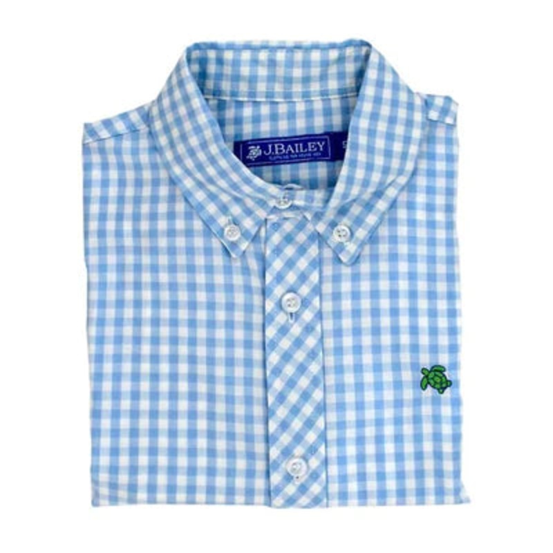 J. Bailey Roscoe Button Down Shirt - Blue Check