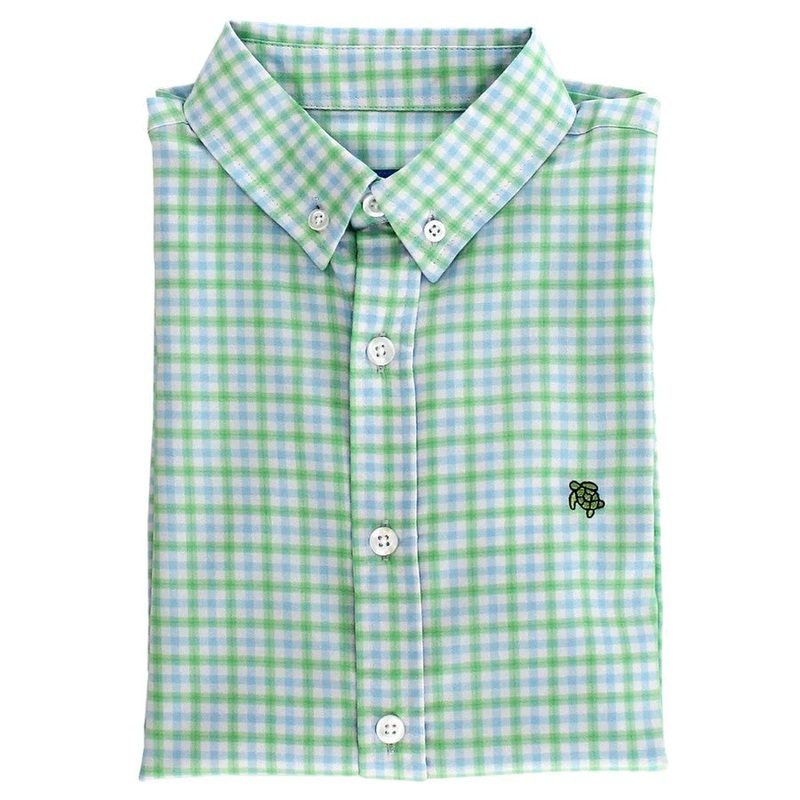 J. Bailey Roscoe Performance Button Down Shirt - Seaside Plaid
