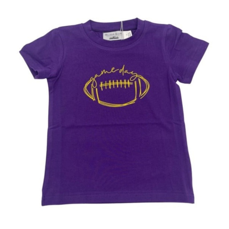 Blended Spirit Purple & Gold Gameday S/S Tee - Football