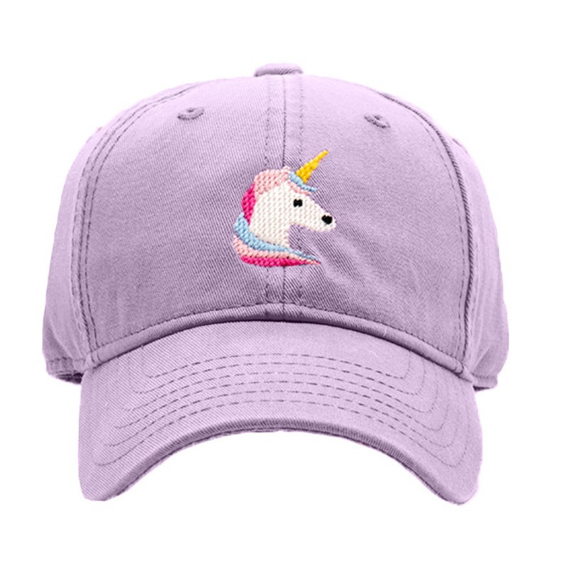 Harding Lane Baseball Hat Unicorn On Lavender