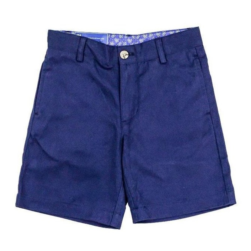 J Bailey Pete Twill Shorts - Navy