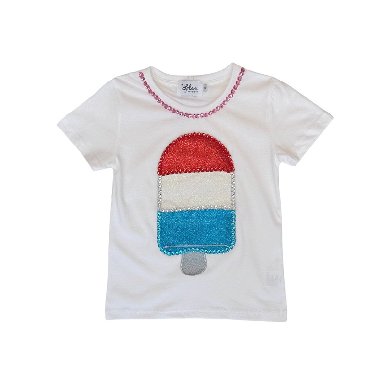 Lola and The Boys Icy Gem Bomb Pop Tee