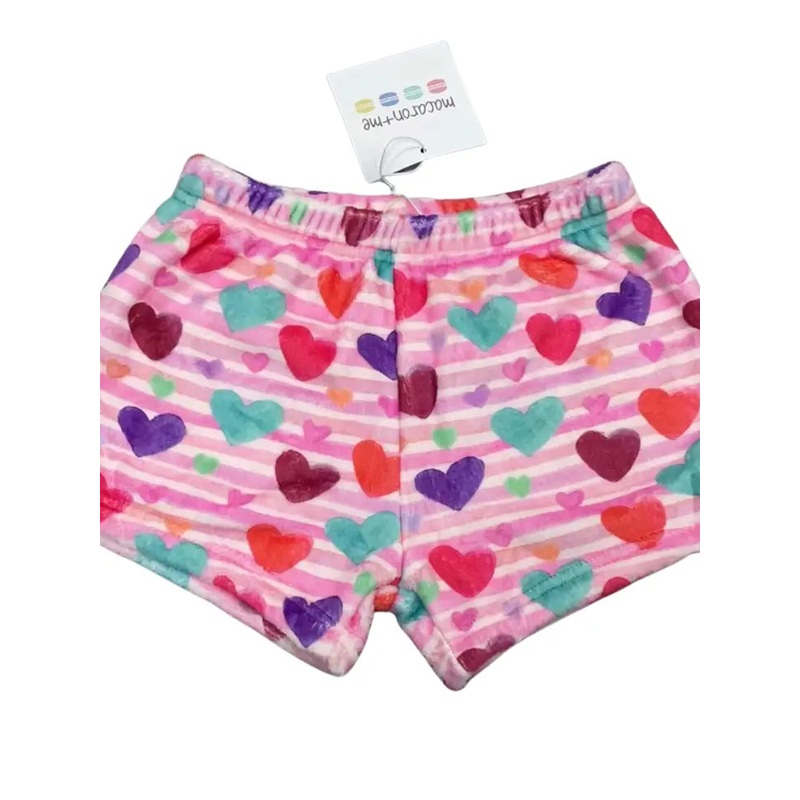 Macaron & Me Heart Plush Shorts