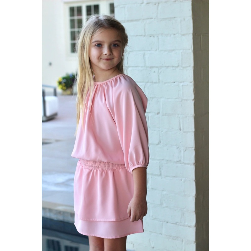 Pleat Collection Blush Pink Rory Dress