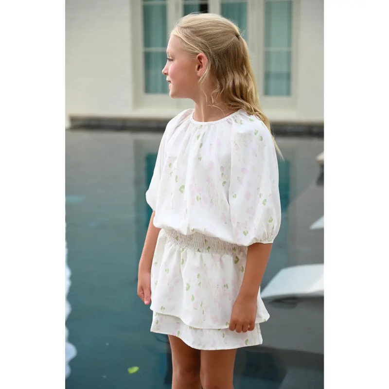 Pleat Collection Pastel Animal Print Rory Dress