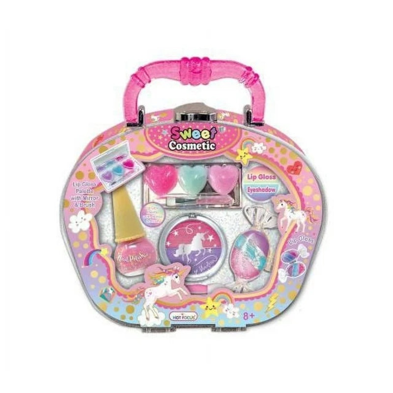 Sweet Cosmetic Acrylic Makeup Case - Unicorn