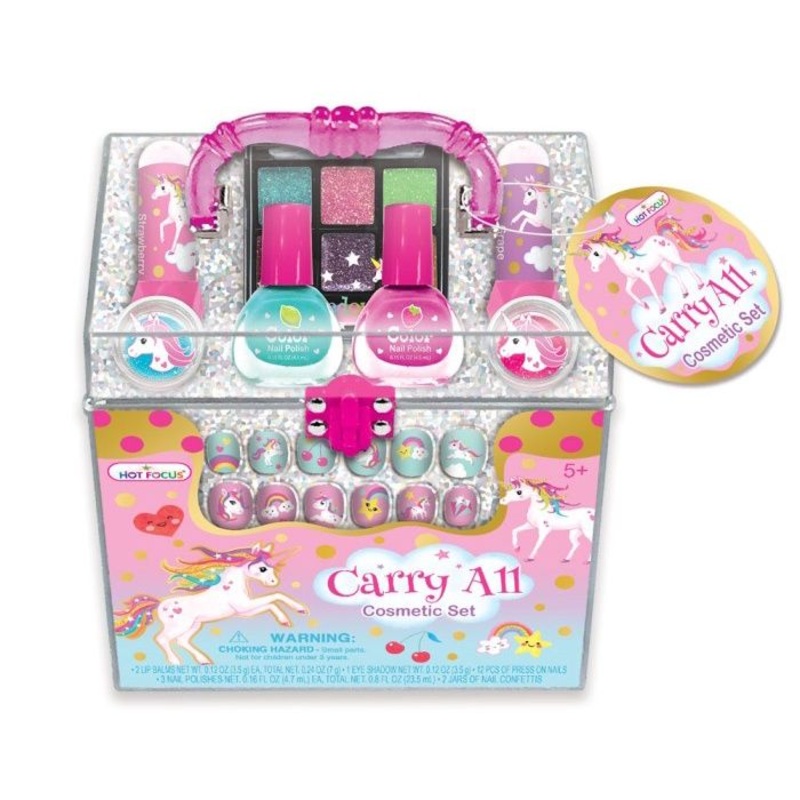 Trendy Unicorn Carryall Cosmetic Makeup Case