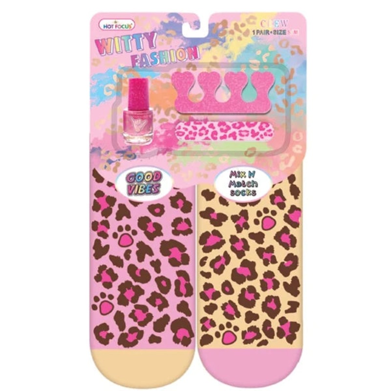 Witty Fashion Mix n Match Socks - Leopard