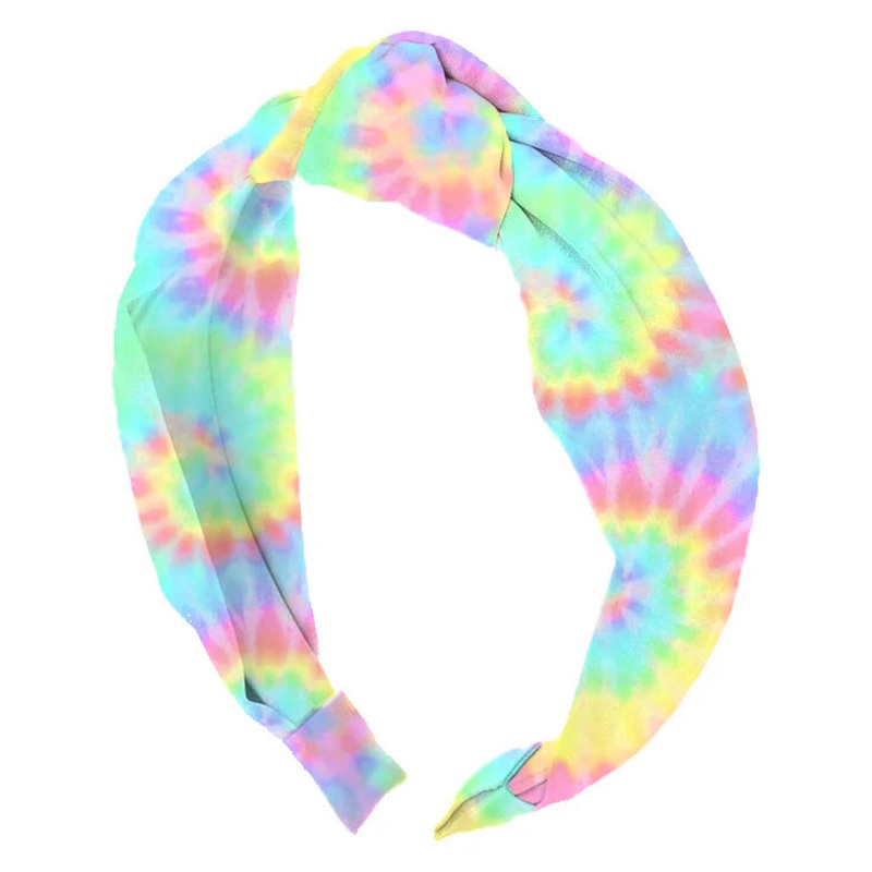 Azarhia Knotted Headband - Pastel Spiral