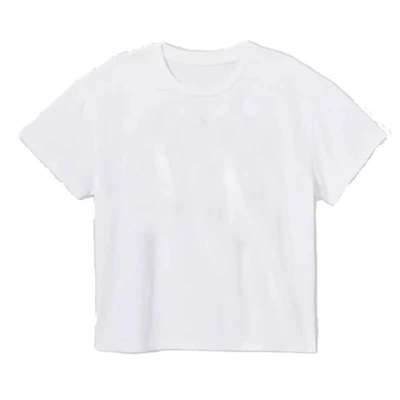Azarhia Solid Boxy Tee - White