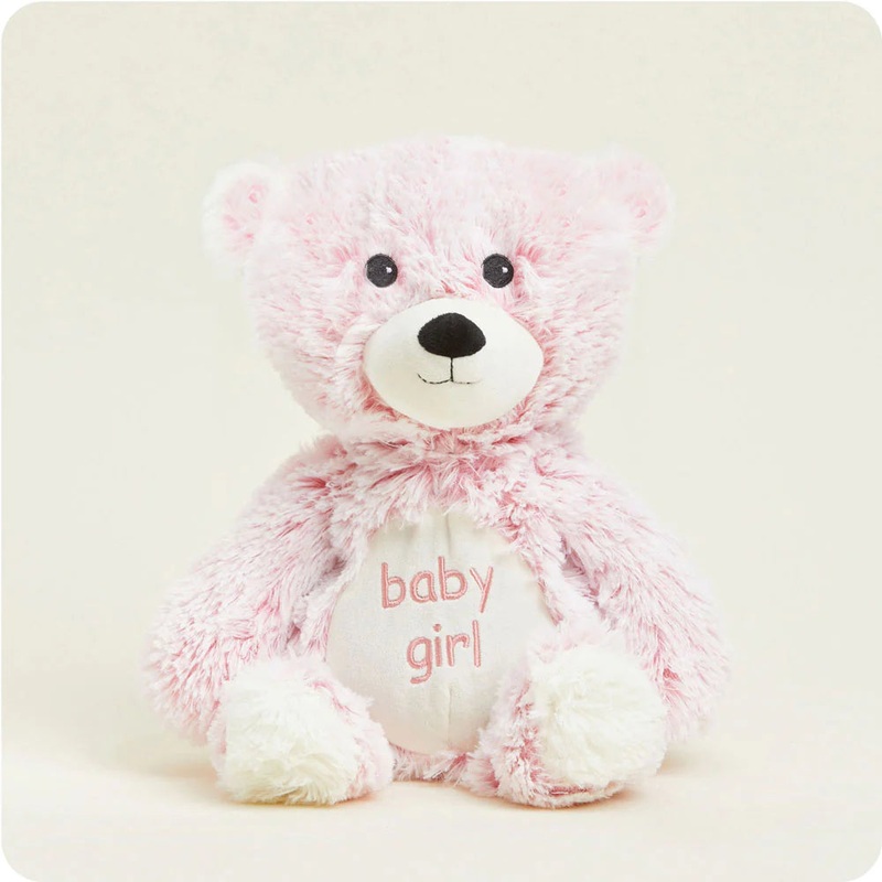 Baby Girl Bear - Warmies 13" Microwaveable Plush Animal Lavender Scented