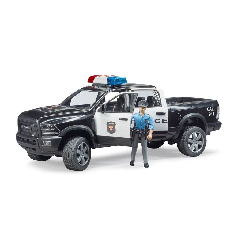 Bruder Police Ram 2500 w/ Policeman and Light & Sound Module