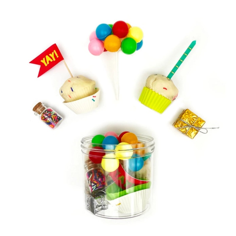 EGKD Play Dough Kit - Birthday Celebration Dough to Go Jar