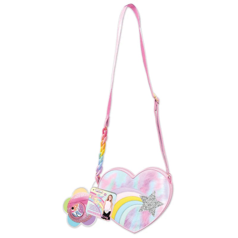 Hot Focus Rainbow Sweetheart Crossbody Purse