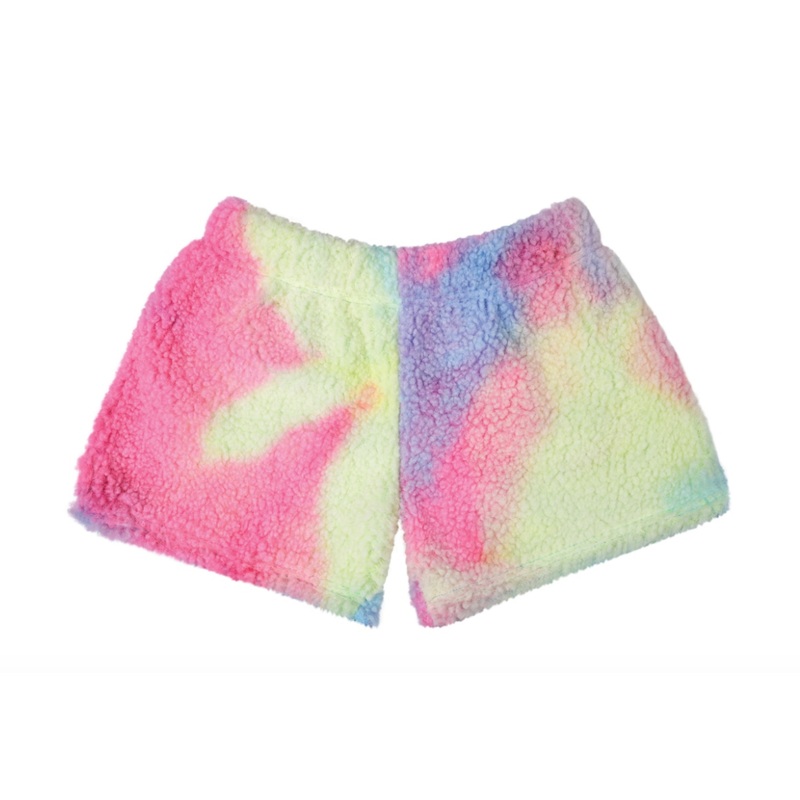 iScream Rainbow Sherpa Plush Shorts