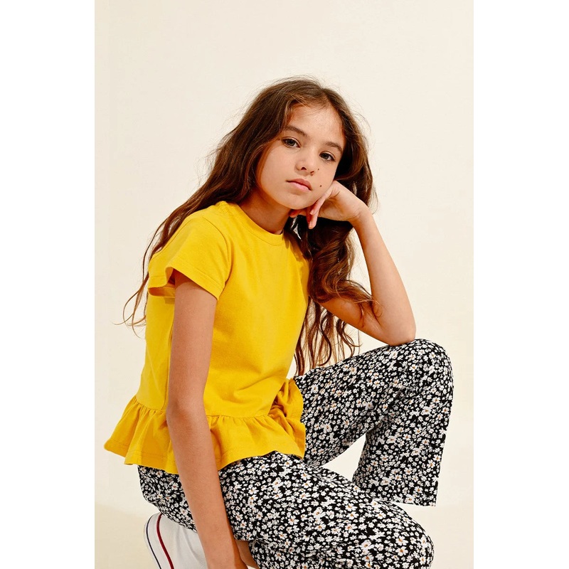 Molly Bracken Ruffle Knit Top - Mango