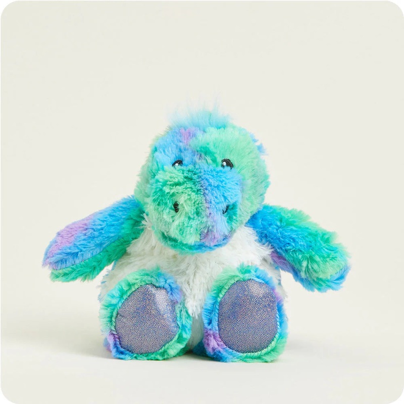 Rainbow Dinosaur- Junior Warmies Microwaveable Plush Animal Lavender Scented