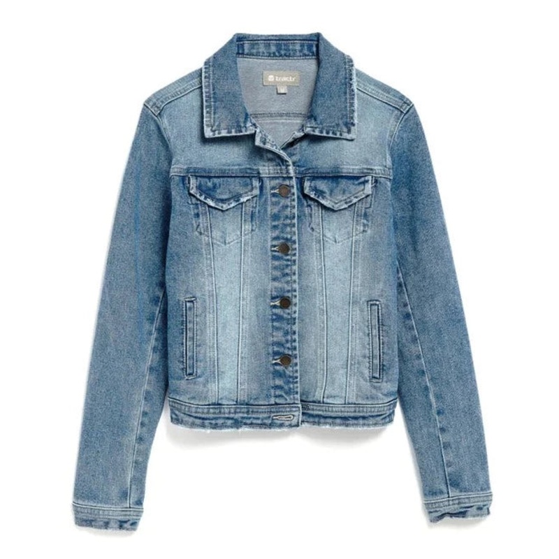 Tractr Loretta Basic Denim Jacket