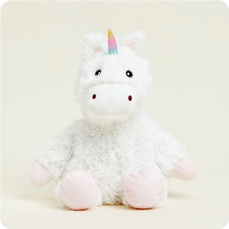 White Unicorn - Warmies 13" Microwaveable Plush Animal Lavender Scented