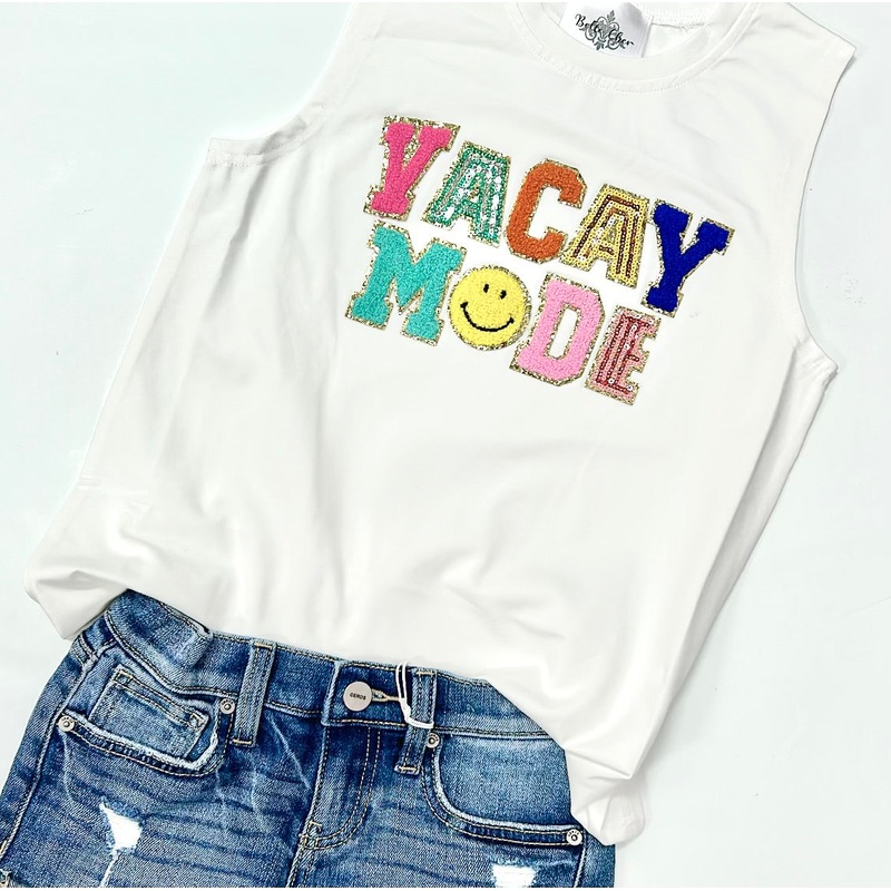 Belle Cher Chenille Vacay Mode Tank