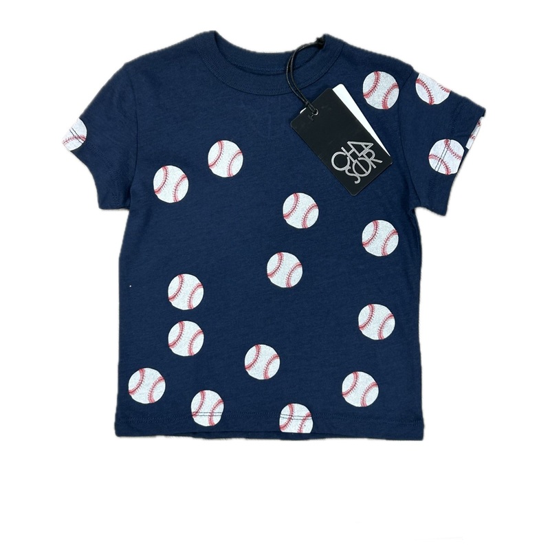 Chaser S/S Navy Baseball Tee Shirt