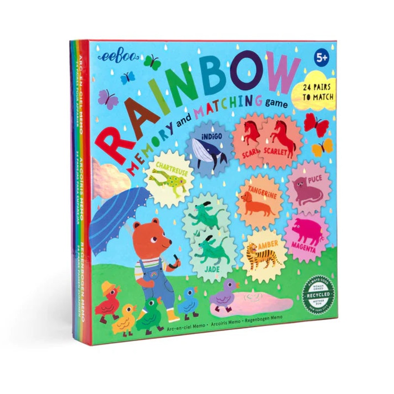 Eeboo Rainbow Memory & Matching Game